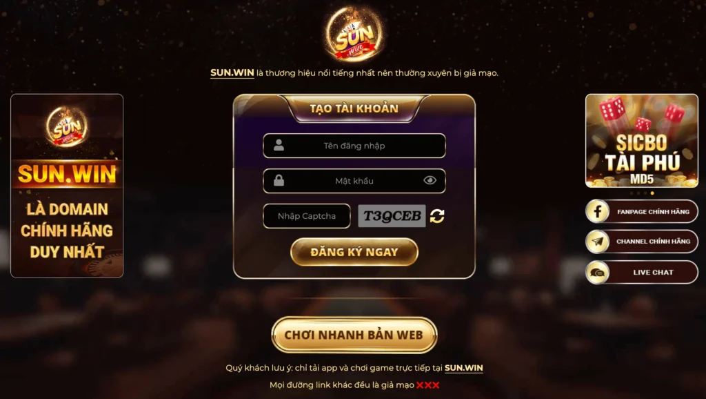 Kho game đẳng cấp tại sunwin