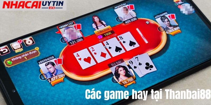 Các trò chơi hấp dẫn tại cổng game